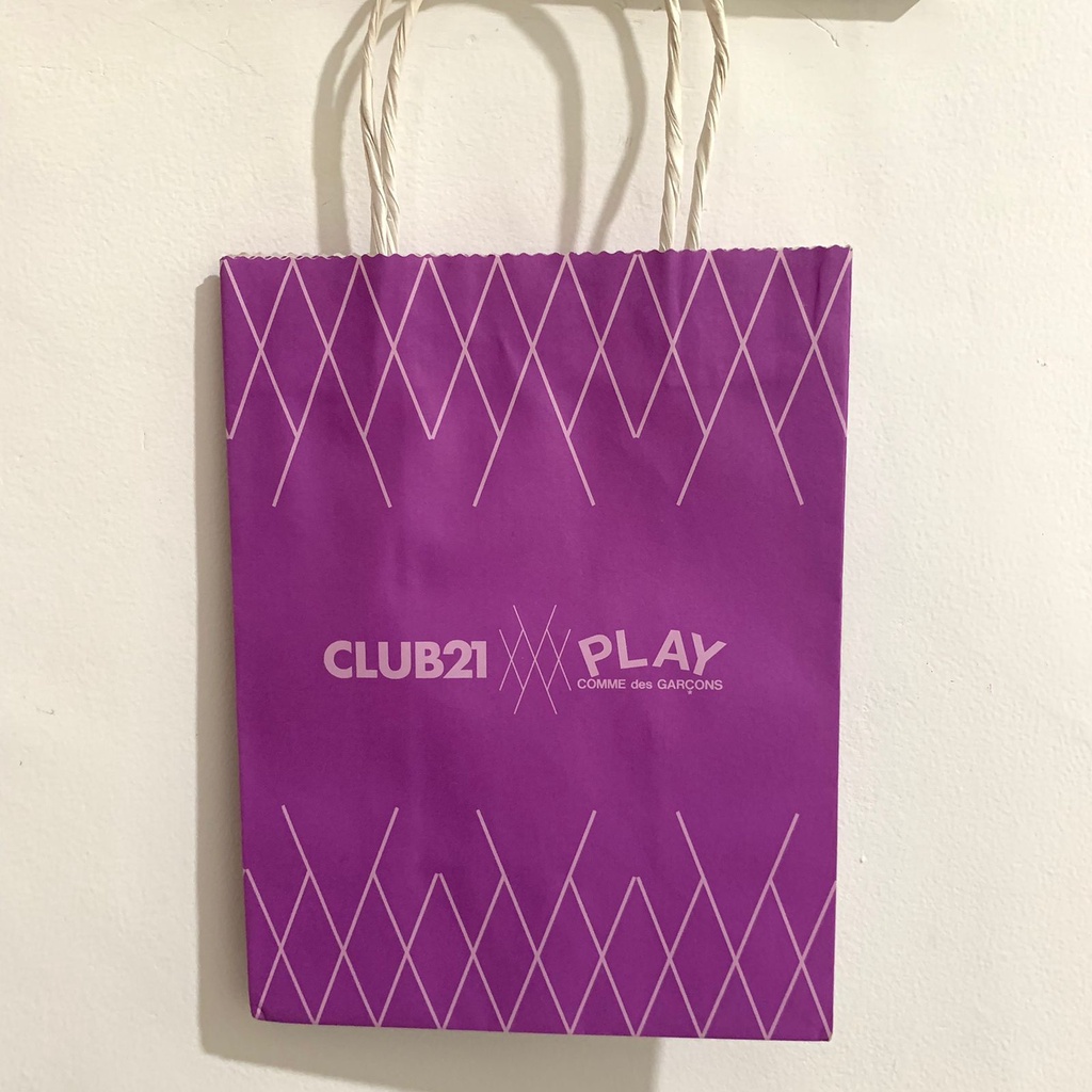 

CLUB21 X PLAY COMME des GARCONS AUTHENTIC PAPERBAG