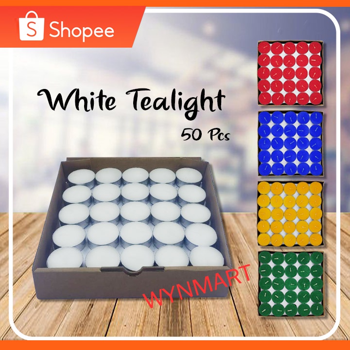 Lilin Tealight / Lilin Aromaterapi / Lilin Kaleng isi 50 pcs