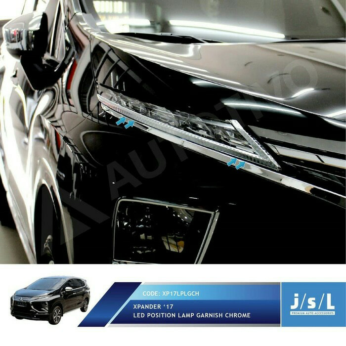 List Lis Cover LED Position Xpander Chrome