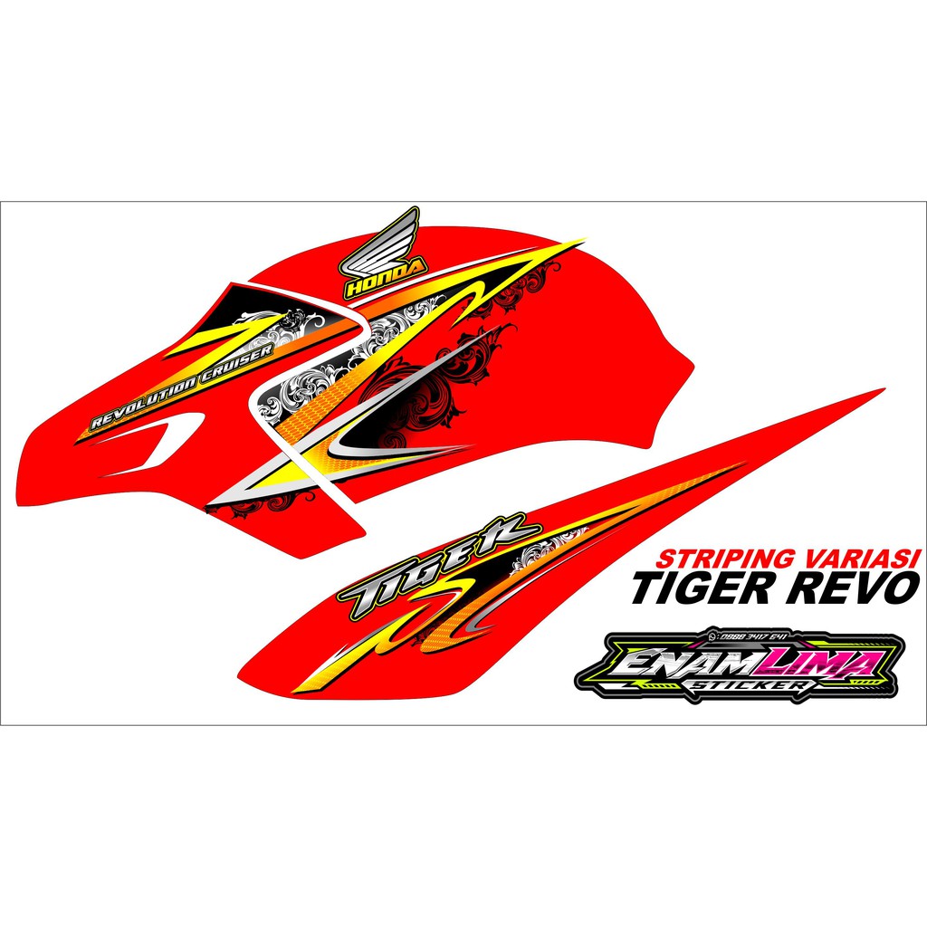 striping variasi tiger revo motif batik
