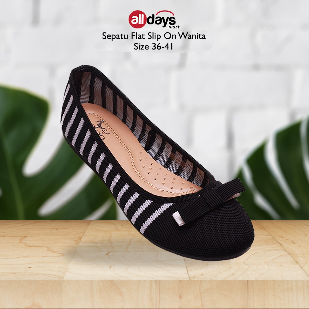 Dea Sepatu Flat Slip On Wanita 1905-100 Size 36-41