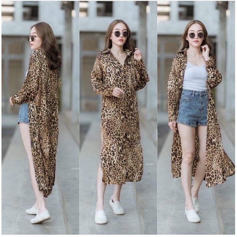 real pic maxy leopard wanita / maxy fashion muslim leopard/ maxi tutul