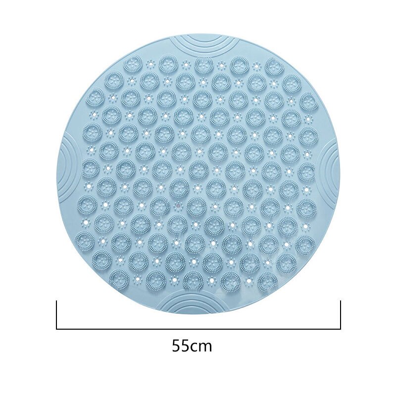 Matras Shower kamar mandi anti licin plus pijat kaki banyak sabun no problem kepleset keset basah pancuran Karpet Kamar Mandi Anti Slip Keset Matras Kamar Mandi anti lunyu terpeleset Matras keset keset Round PVC Non-slip Bathroom Mat Silicone Shower Bath