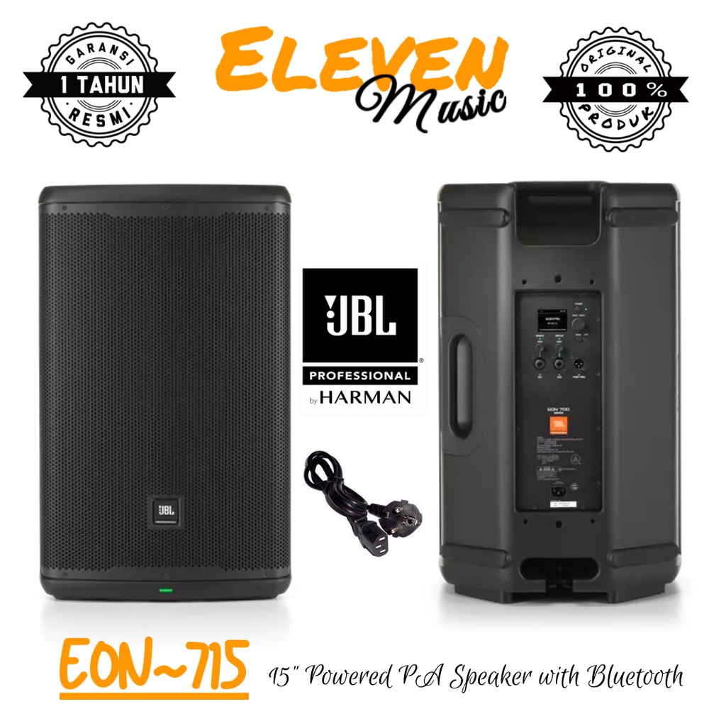 JBL EON715 Speaker PA Aktif 15 inch dengan Bluetooth