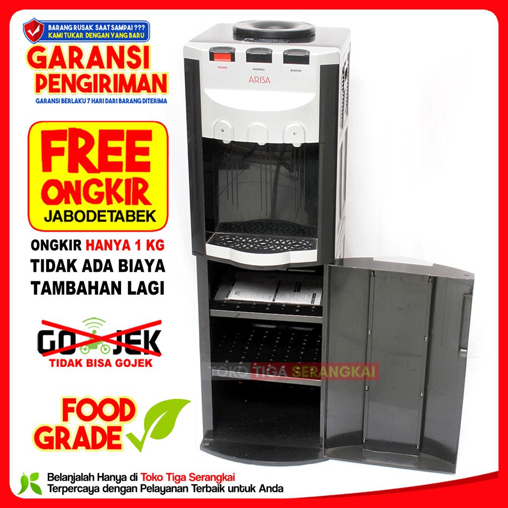 Arisa Dispenser Standing Galon Atas TWD (Free Ongkir Jabodetabek)