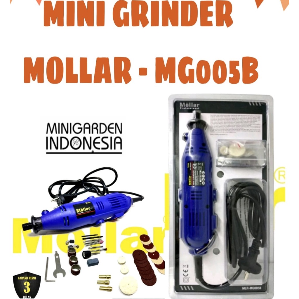 MINI GRINDER SET 40 PCS MOLLAR MG005B bor gerinda tuner blister