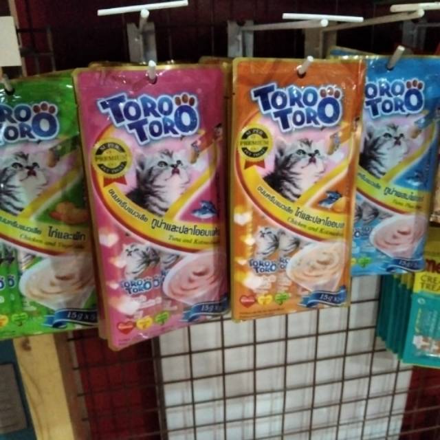 Liquid Snack Kucing TORO TORO  isi 4