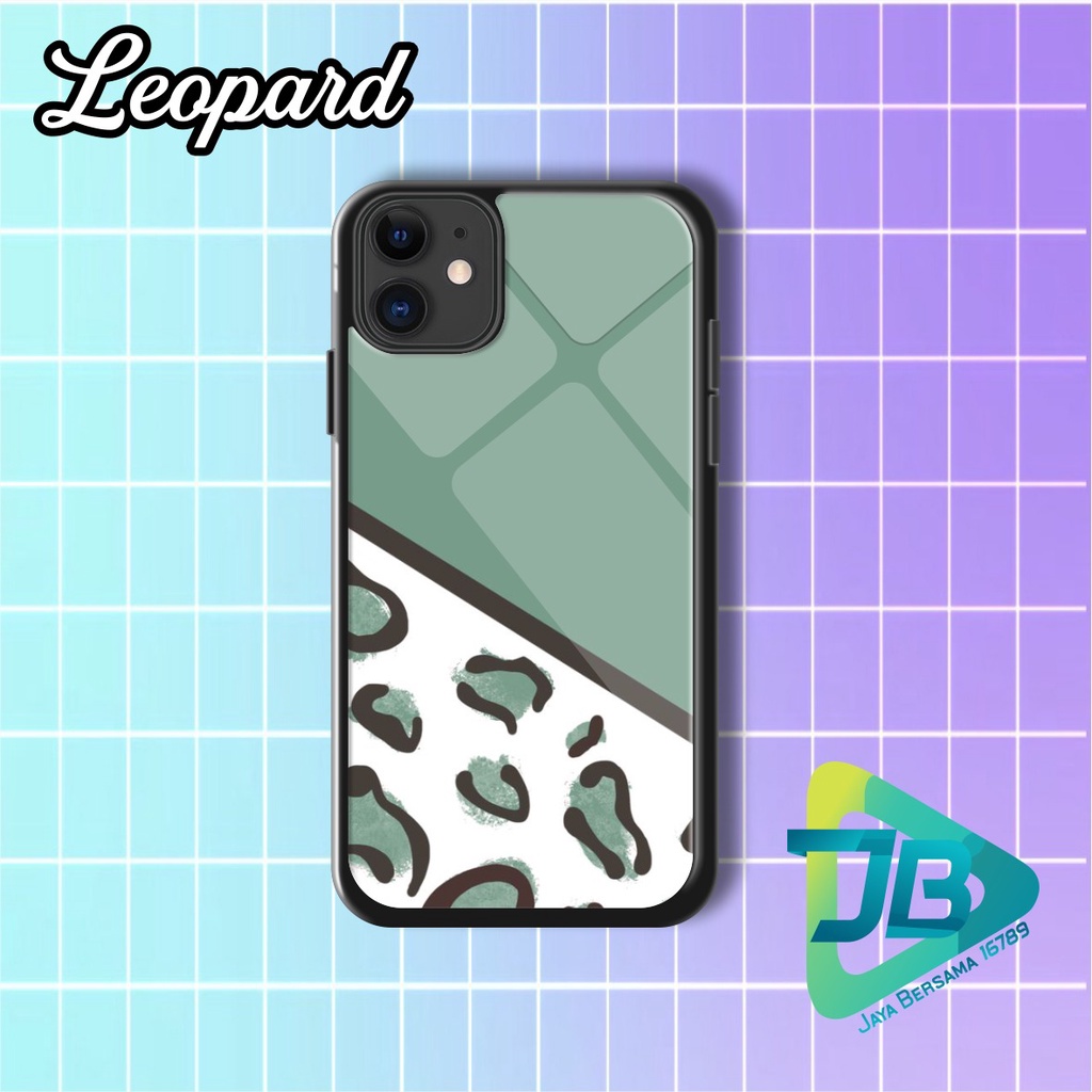 HARDCASE 2D GLOSSY LEOPARD OPPO VIVO XIAOMI SAMSUNG REALME IPHONE ALL TYPE JB5111