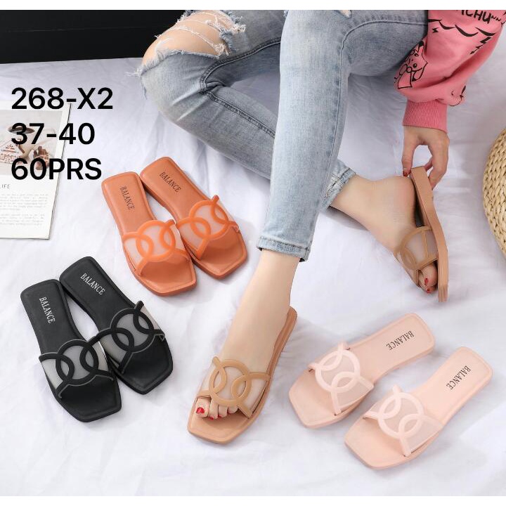 sandal wanita/sandal karet wanita/ balance 268-X2