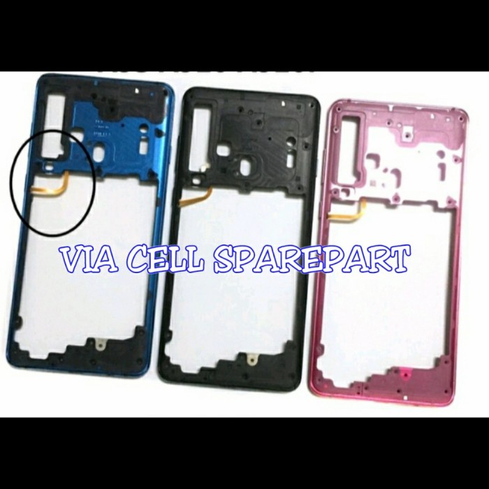 Bazel Bezel Tulang Samping Tutup Mesin Samsung A9 2018 Samsung A920
