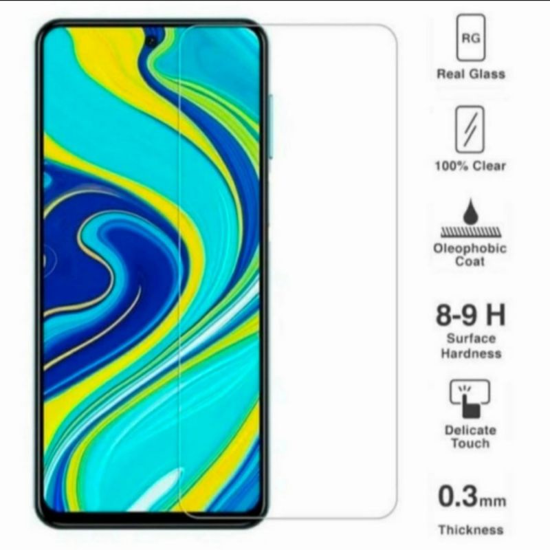 Xiaomi Redmi Note 9 Note 9 Pro tempered glass anti gores kaca bening