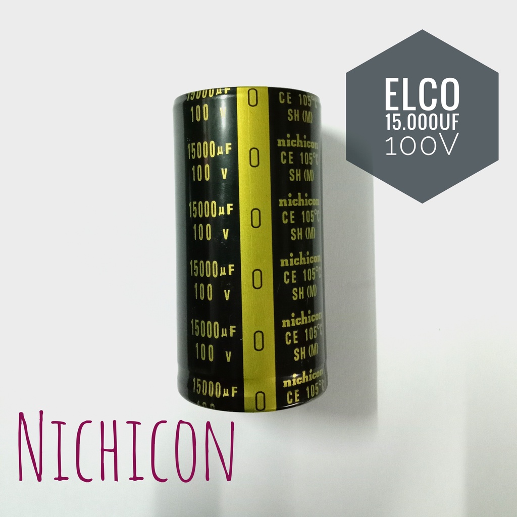 ELCO 15.000UF 100V NICHICON