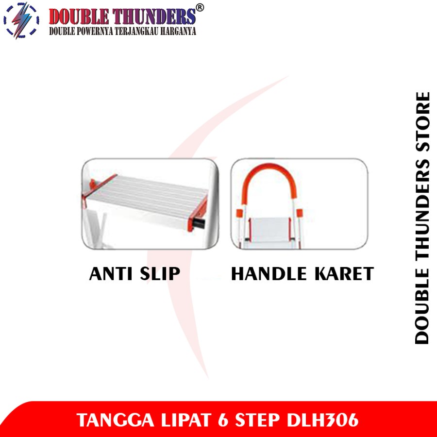 Tangga Lipat Rumah 5 Steps Ladder DT DLH306 | 170 CM