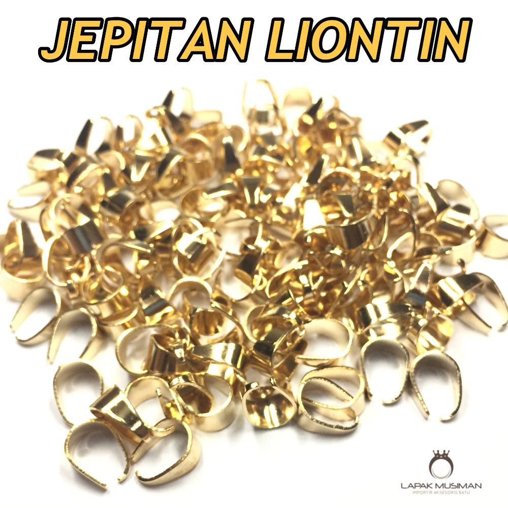 [Bayar di Tempat] JEPITAN LIONTIN TITANIUM GOLD