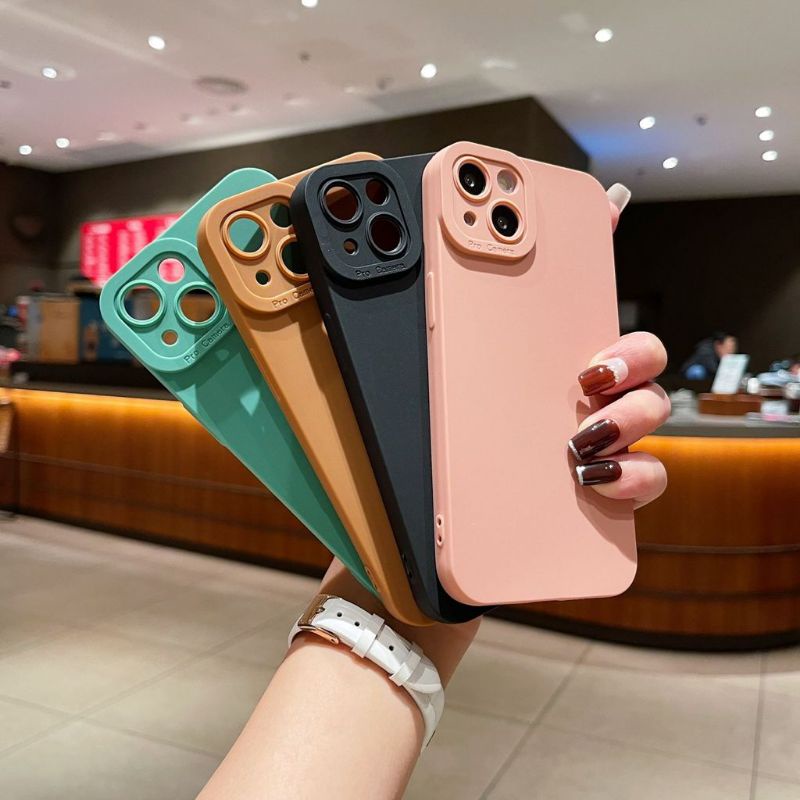 CASE CAMERA PRO SOFTCASE OPPO A15 F11 PRO VIVO Y12 Y93 IPHONE