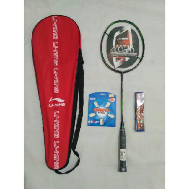Raket Badminton Lining N9ii Turbo Charging Free Bonus Tas Senar Dan Grip Termurah