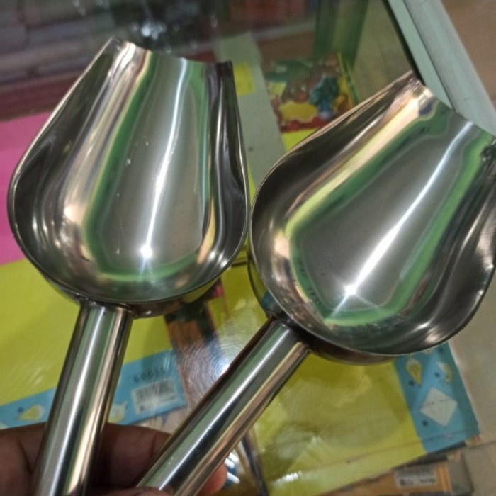 

Ds510 Sendok Es Batu / Serokan Gula Tepung Terigu Stainless Steel 19X7 Gr6B0B1