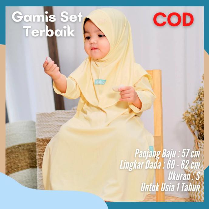 Baju Muslim Setelan Ank Perempuan Gamis Anak Perempuan Bayi 1 Tahun Tarikyowsis