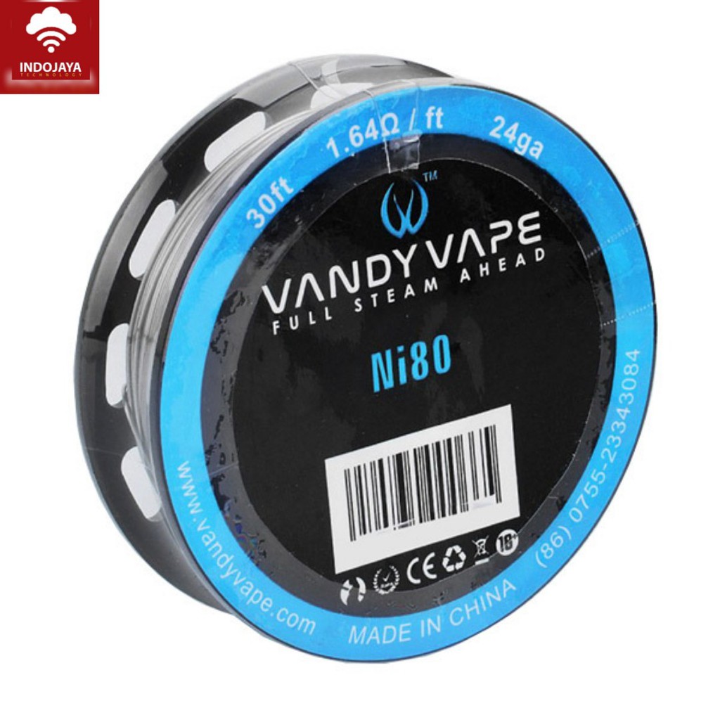 Vandy Vape Wire Pure Nickel Ni80 24 GA 30 Feet 1.64 Ohm [9.15 Meter].