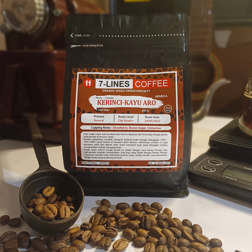 

Kerinci Kayu-Aro, Natural Process 200 gram