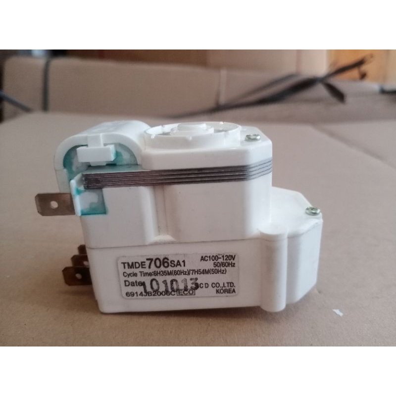 Timer kulkas LG original. TMDE706SA1 AC100-120V 50/60Hz