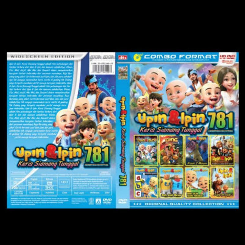 Kaset Film Koleksi Upin dan Ipin Keris siamang Tunggal