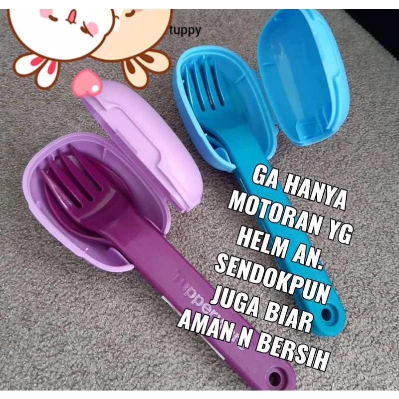 Sendok Garpu Tupperware , Cutlery Tupperware , Sendok bayi Tupperware