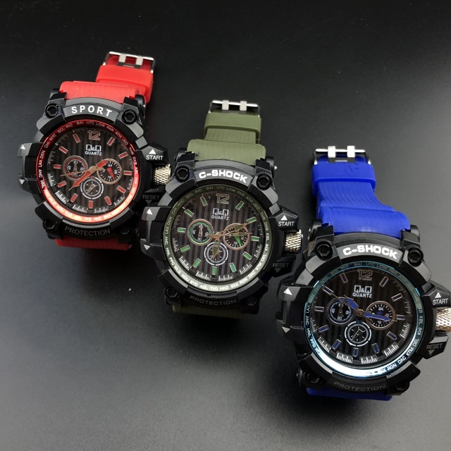 ［Ready Stock］Jam tangan sport jarum Anti AIR C-SHOCK  S1064