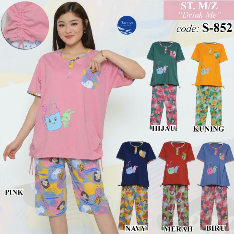 Baby doll Forever Sweet Concept Mama Size Celana Panjang dan 3/4