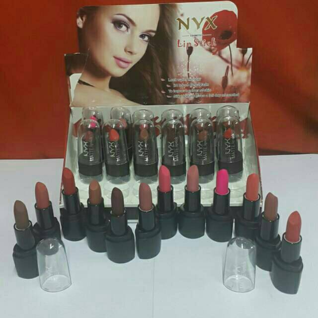 Lip Stick Matte Nyx 24 pcs