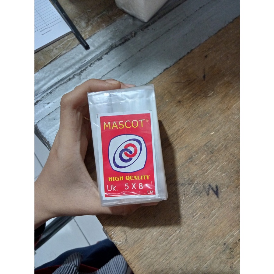 PP bening ukuran 5x8 merk mascot