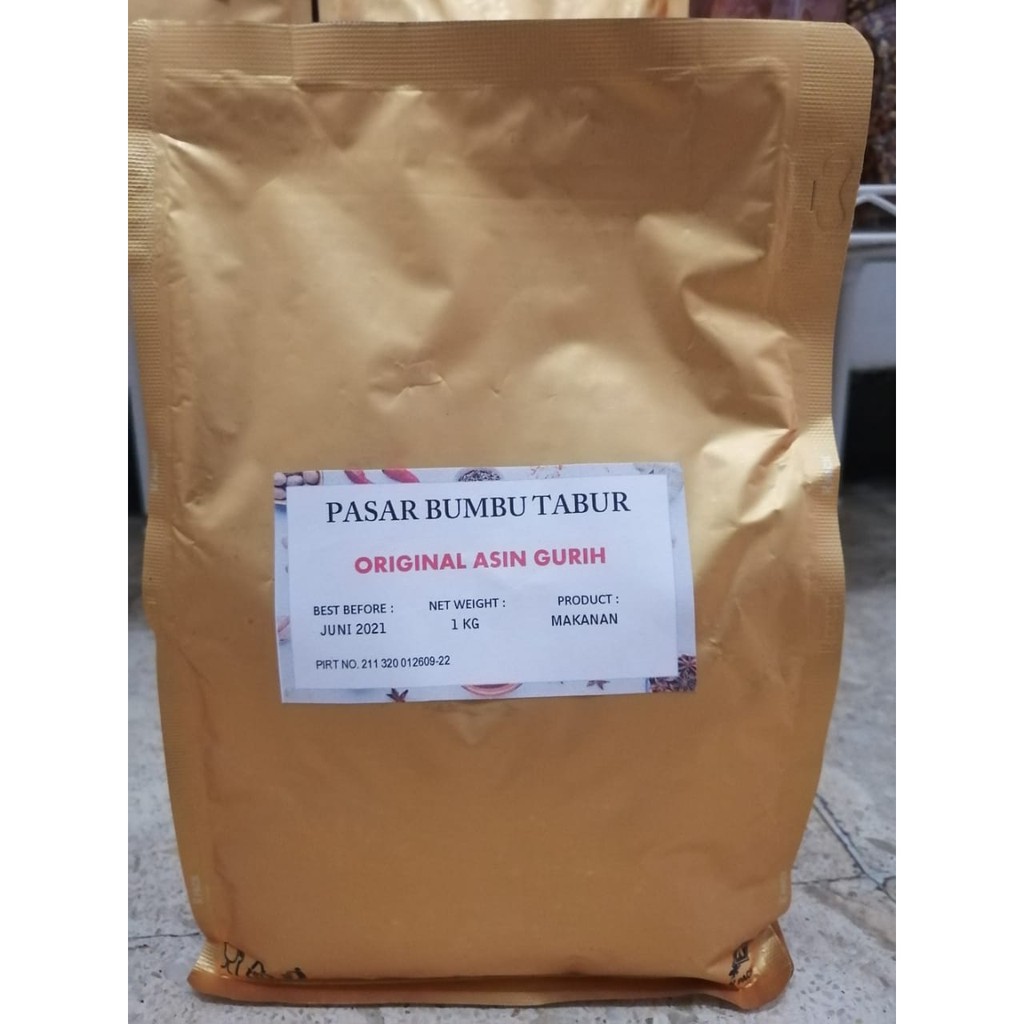 

BUMBU TABUR ORIGINAL ASIN GURIH 1 KG BUBUK MAKANAN ENAK MURAH HALAL