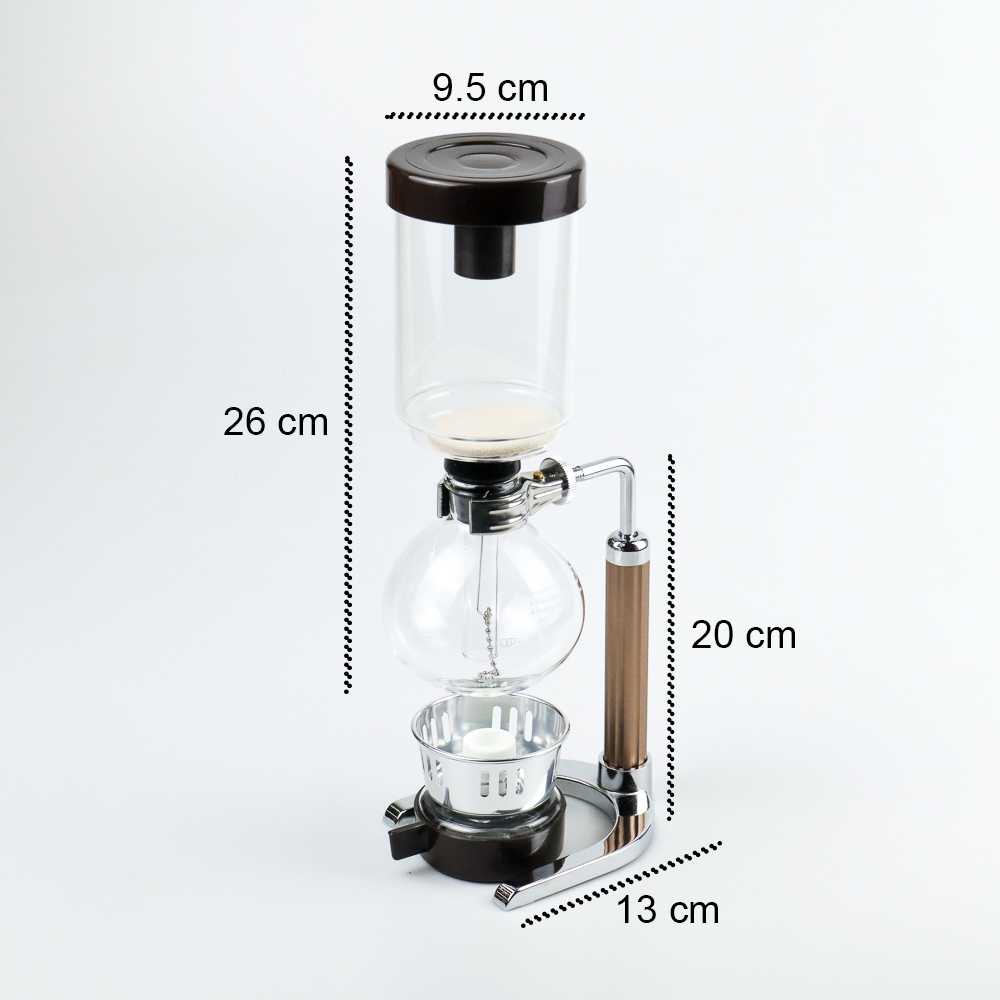 TD-DA1 Eworld Japanese Style Siphon Coffee Maker Vacuum Pot 3 Cups - JF99