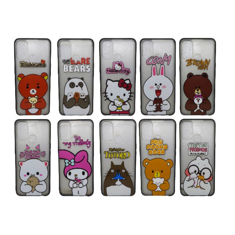 OPPO A31 2020 / A33 2020 / A53 2020 - CASE SILIKON MOTIF KARAKTER LINE