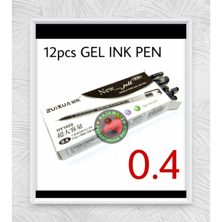

PULPEN GEL ZUIXUA GEL INK PEN 0.4 BOLPEN GEL IMPOR 12 PCS
