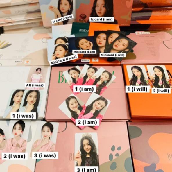 Terlaris * OFFICIAL IZ Card/Postcard/Minicard/Photocard/AR Card IZONE WONYOUNG BLOOMIZ ar3.
