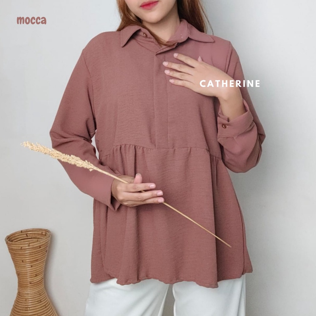 CATHERINE - (6796) CALISTA BLOUSE/BLOUSE CRINKLE/BLOUSE WANITA