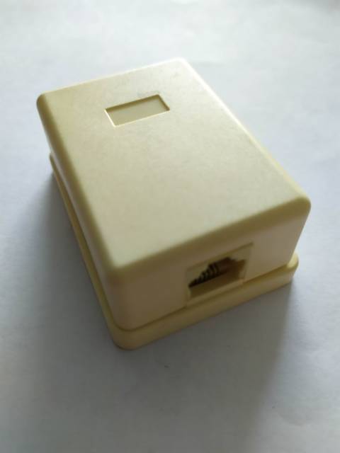 Roset Telepon 1 Lubang / box telephone 1 lubang / Kotak telfon telpn tlp