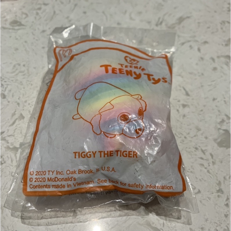 McDonald Happy Meal TY Teeny Tys Tiggy The Tiger