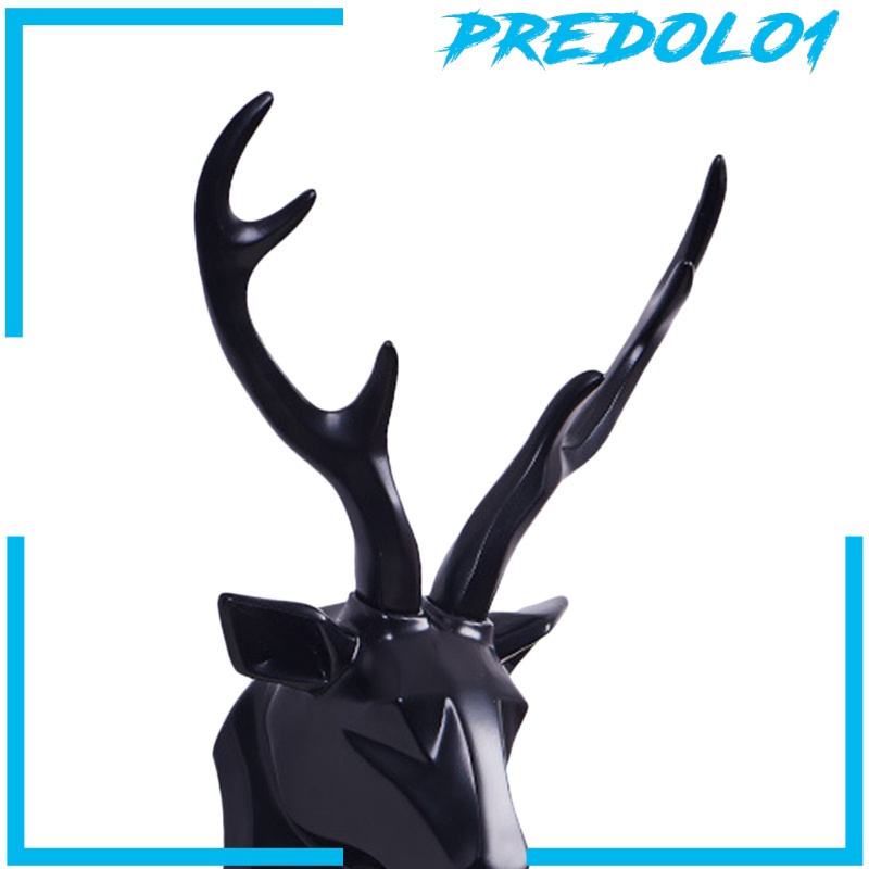 Predolo1 Patung Kepala Rusa 3d Bahan Resin Untuk Dekorasi Rumah