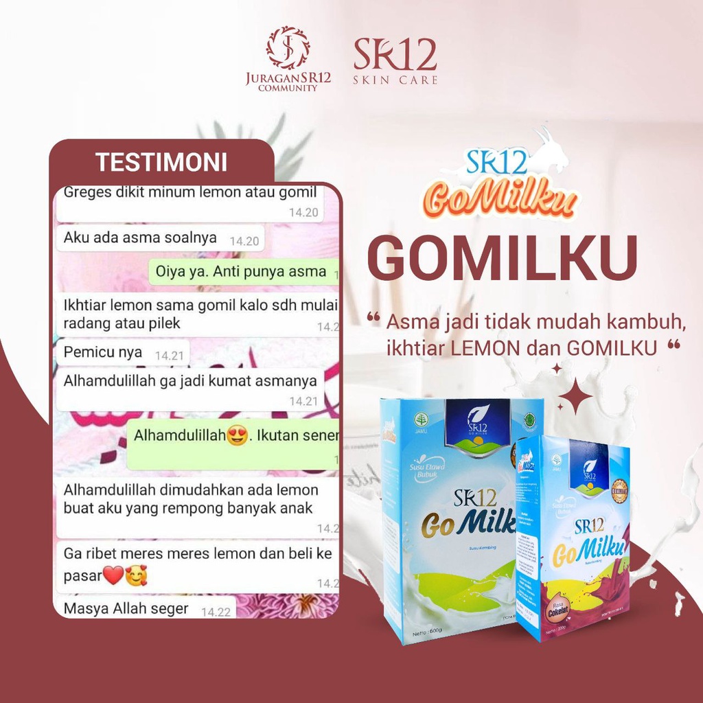 Susu Kambing Etawa Susu Etawaku Platinum Go Milku SR12 Susu Go Milku SR12 Susu Penggemuk Badan BPOM