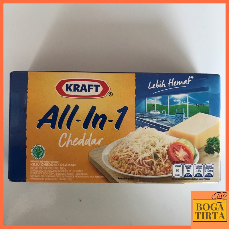 

KEJU KRAFT CHEDDAR ALL IN ONE 165 Gr