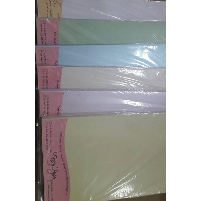 

Kertas FANCY warna muda 20 lbr