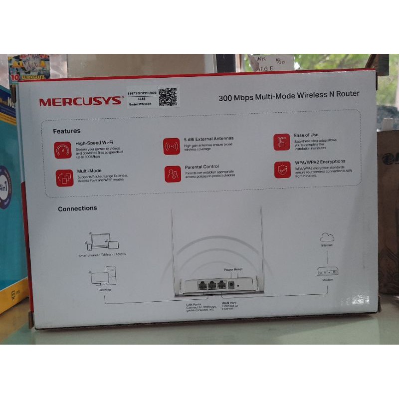 MERCUSYS MW302R 300Mbps Wireless N Router