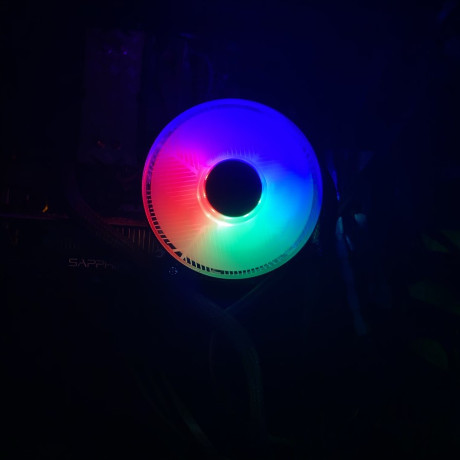 XBT Airmax XB-678 CPU Cooler Fan Gaming RGB Intel / Fan Processor Gaming RGB