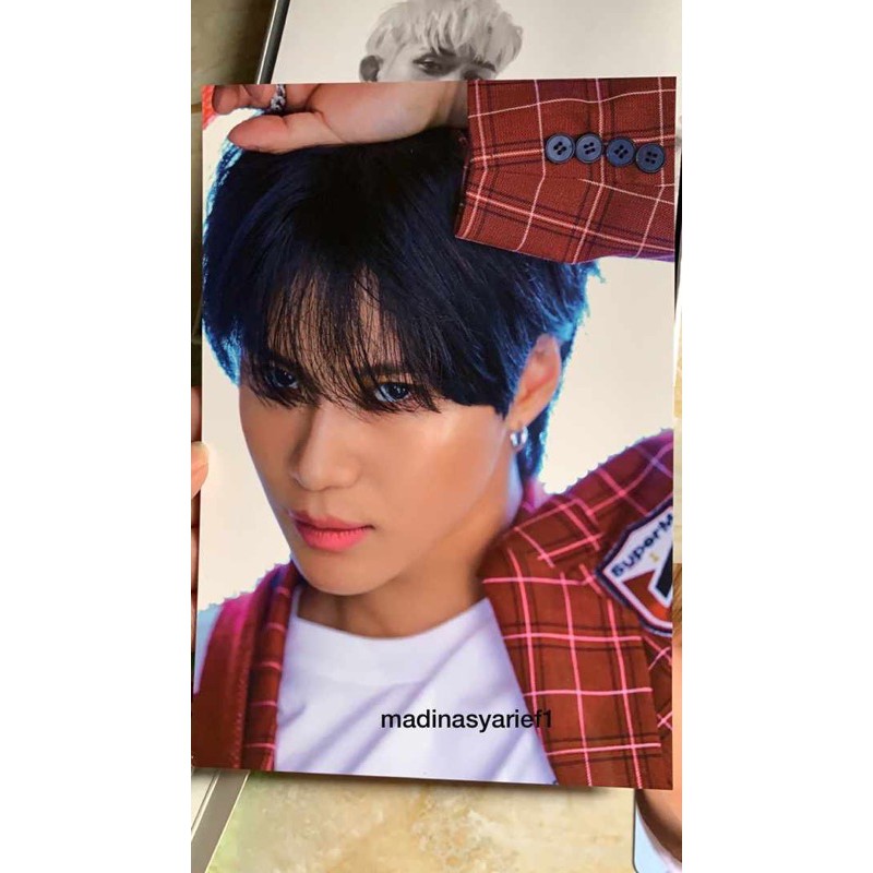 Photocard Baekhyun & Postcard Taemin  SuperM Super One