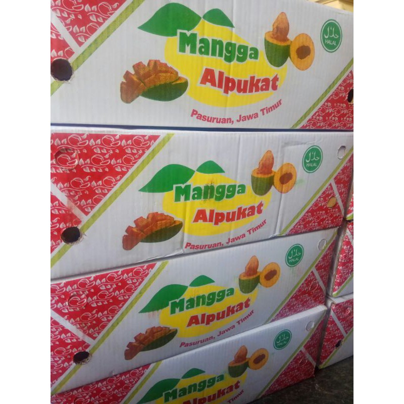 

mangga gadung alpukat super asli pasuruan mangga alpokat box / dus 10kg