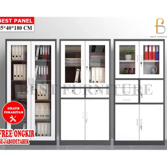 

New Free Ongkir Rakit Filing Cabinet Besi Lemari Arsip Kantor Ja310Bh43U