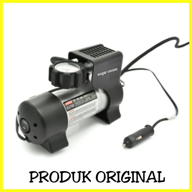Coido Pompa Ban Portable 12V/Pompa Ban Mobil/Pompa Ban Darurat/Super Inflator/Air Compressor