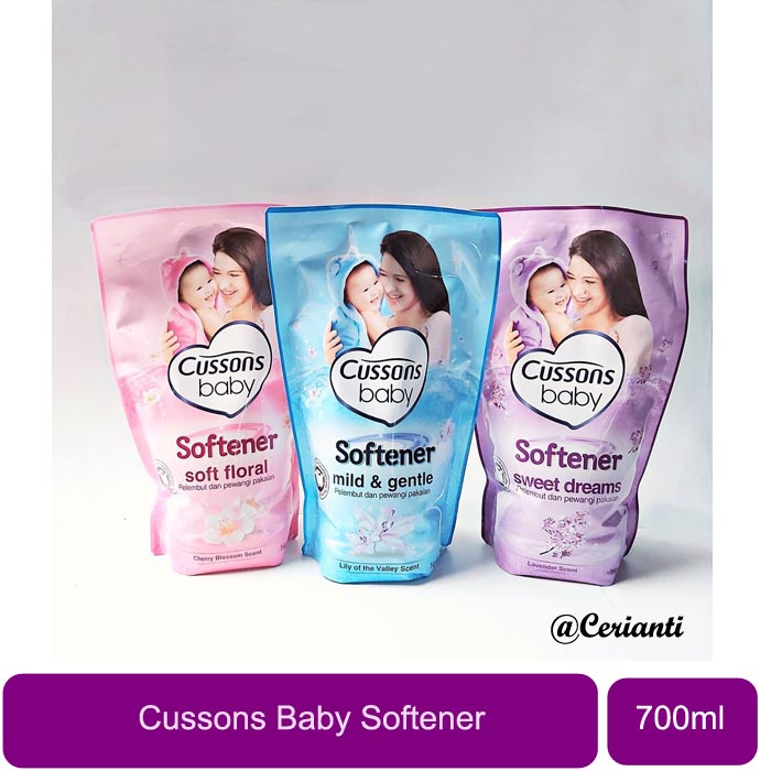 [700ML] [BPOM] Cussons Baby Softener 700ml _ Cusson pelembut bayi _ Soft Floral _ Sweet Dreams _ Mild &amp; Gentle Indonesia_Shopee Indonesia_Cerianti